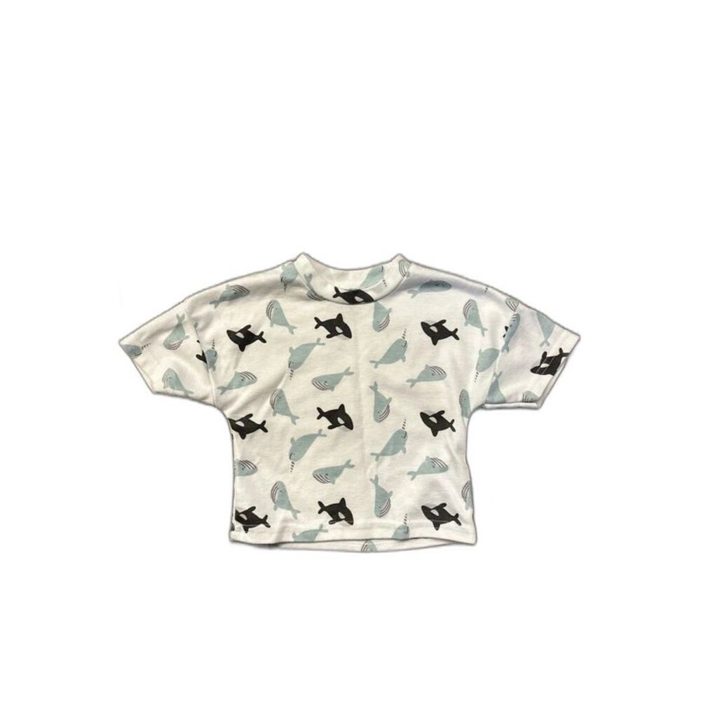 Badgley Mischka 9-12M Shark Short Sleeve Shirt